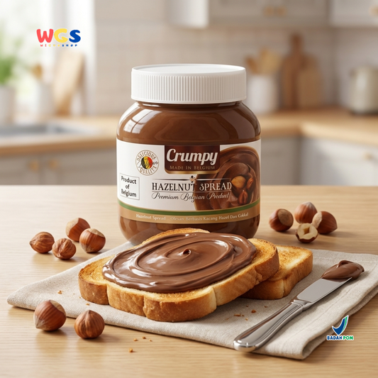 Crumpy Hazelnut Spread 400g - Chocolate Peanut Butter