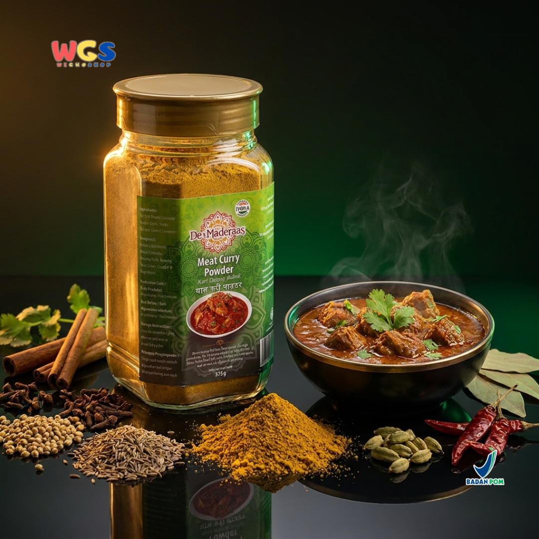 De Maderaas Meat Curry Powder 375g - Meat Curry Powder