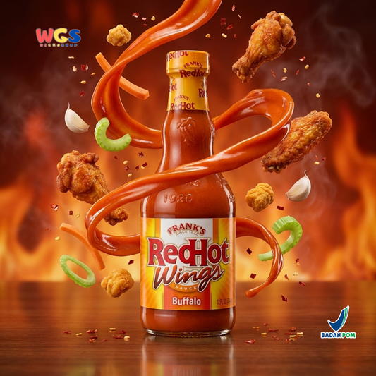 Frank's RedHot Wings Sauce Buffalo 354ml - Saus Buffalo Hot Wings Ayam Goreng BBQ Marinasi Cocolan Pedas