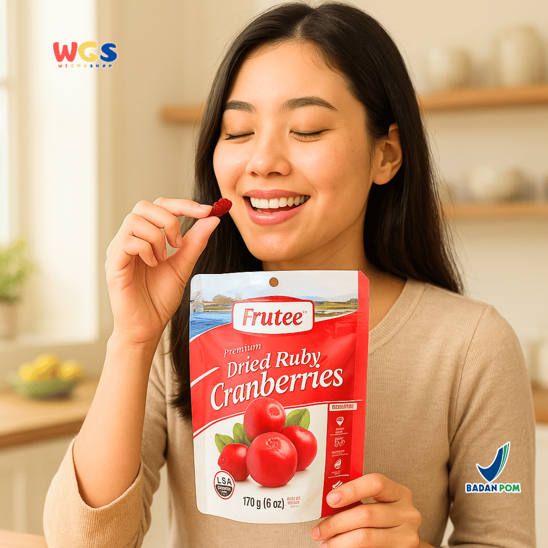 Frutee Dried Ruby Cranberries 170g – Cranberry Kering Premium Siap Santap dari USA