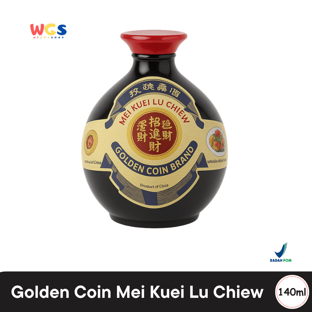 Golden Coin Mei Kuei Lu Chiew 140ml - Premium Rose Aroma Cooked Rice Noodles