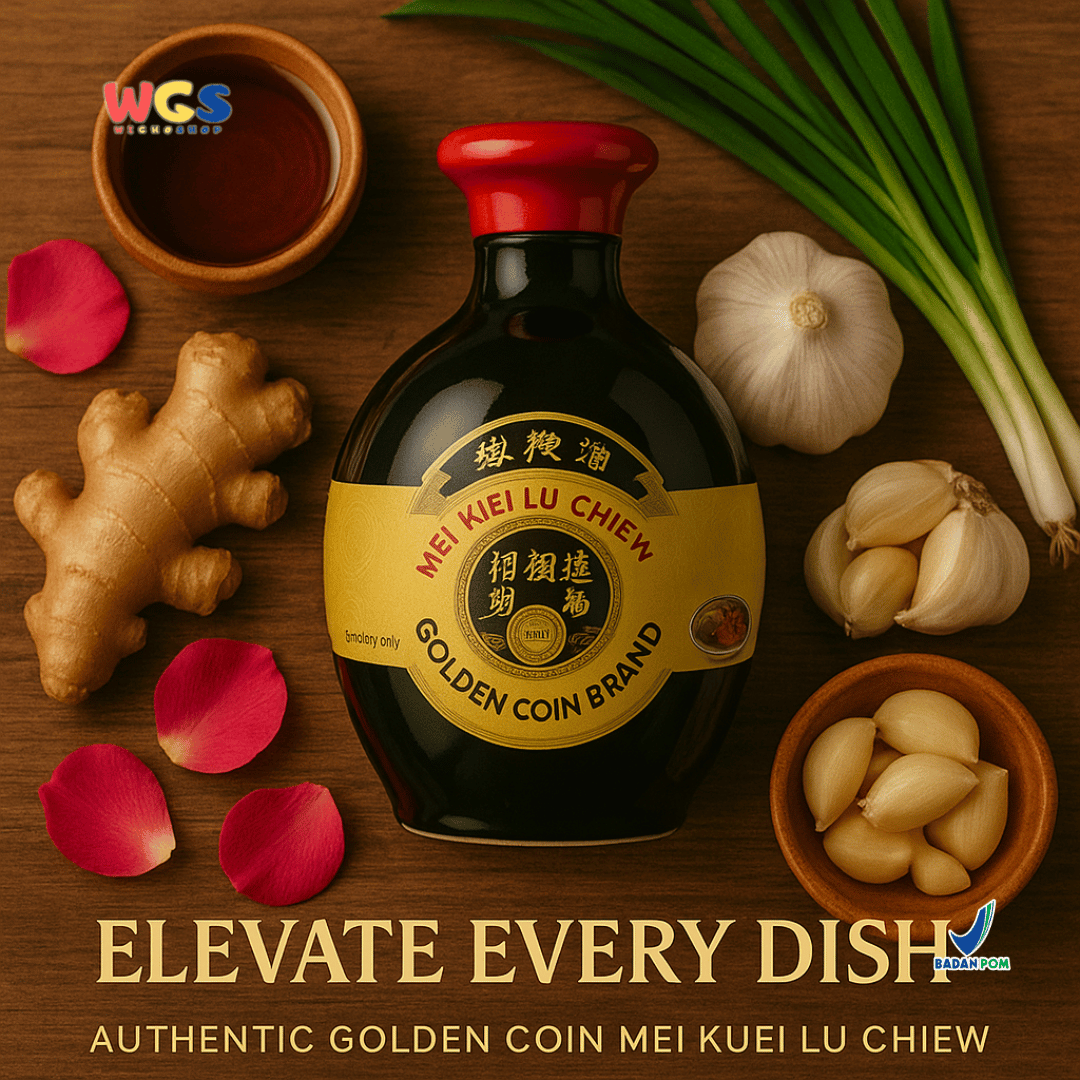 Golden Coin Mei Kuei Lu Chiew 560ml - Premium Rose Aroma Cooked Rice Noodles