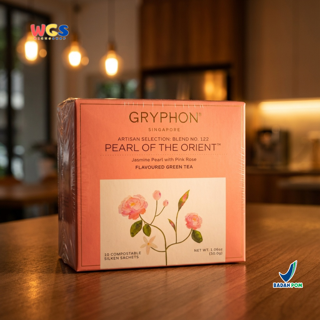 Gryphon Pearl of the Orient Artisan Green Tea 30g (10 Sachet) – Teh Hijau Jasmine & Mawar