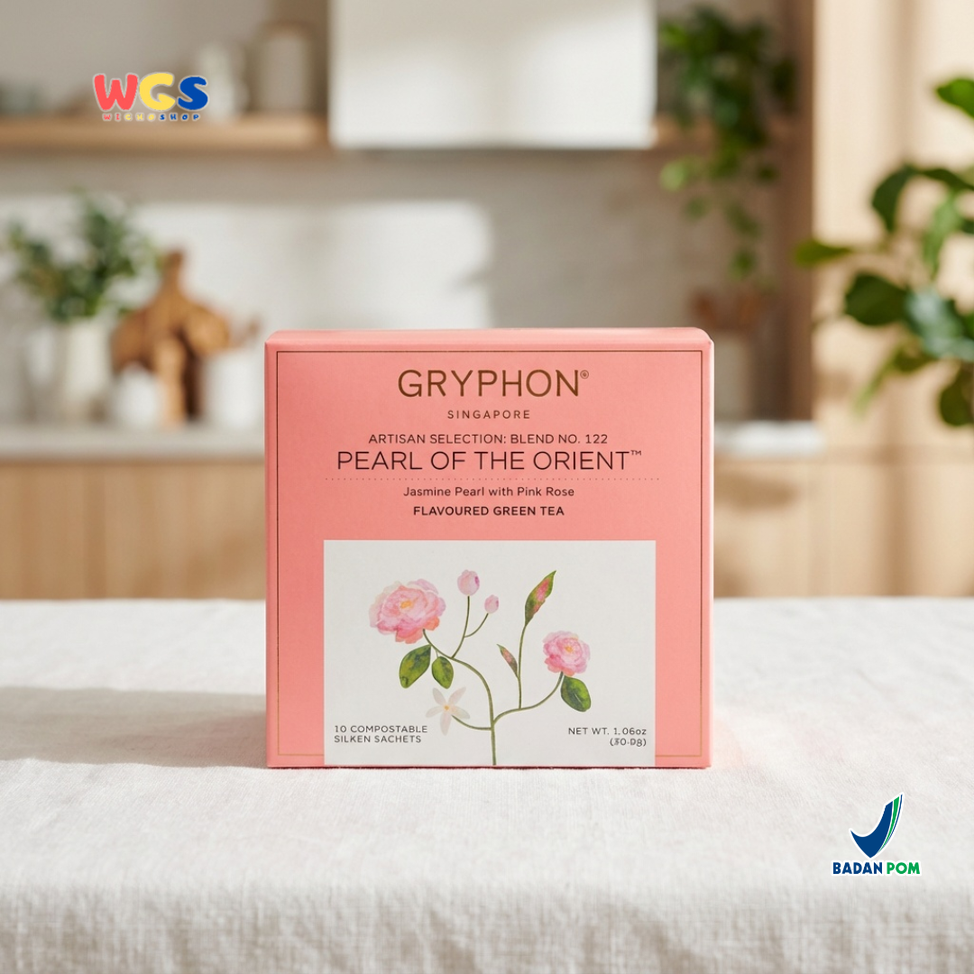 Gryphon Pearl of the Orient Artisan Green Tea 30g (10 Sachet) – Teh Hijau Jasmine & Mawar
