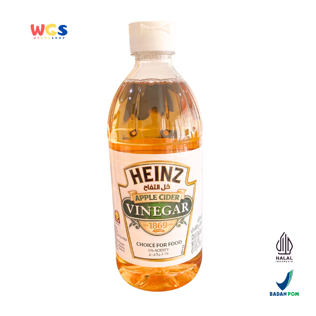 Heinz Apple Cider Vinegar 473ml - Pure Apple Cider Vinegar for Health, Culinary, and Natural Care