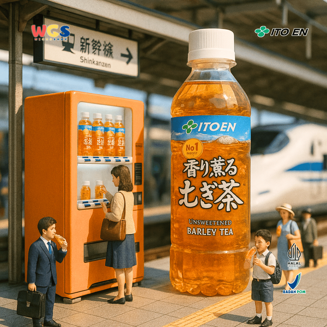 ITO EN Unsweetened Barley Tea 500mL – Sugar-Free & Caffeine-Free Japanese Mugicha