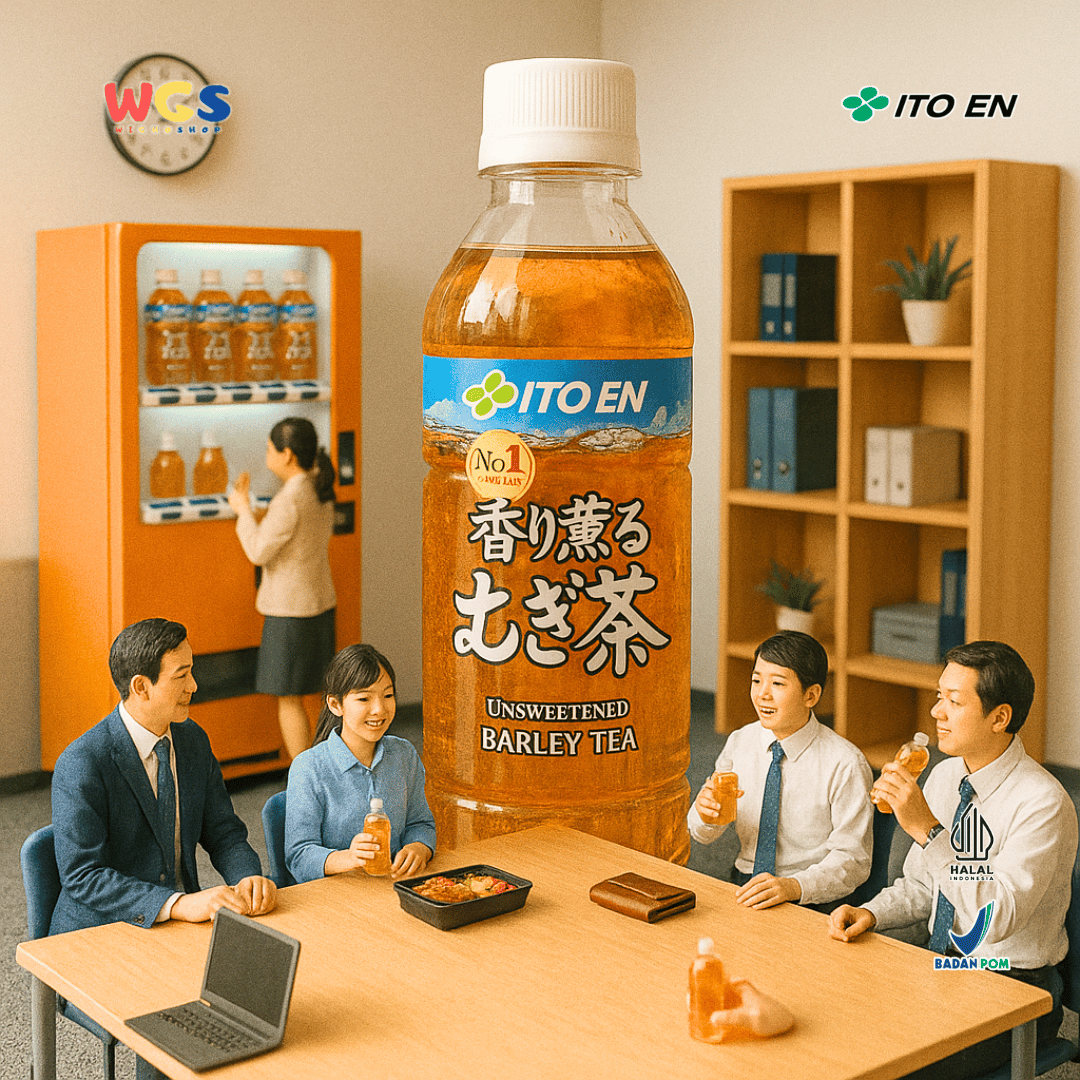 ITO EN Unsweetened Barley Tea 500mL – Sugar-Free & Caffeine-Free Japanese Mugicha