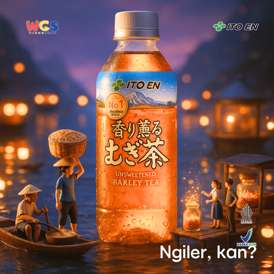 ITO EN Unsweetened Barley Tea 500mL – Sugar-Free & Caffeine-Free Japanese Mugicha