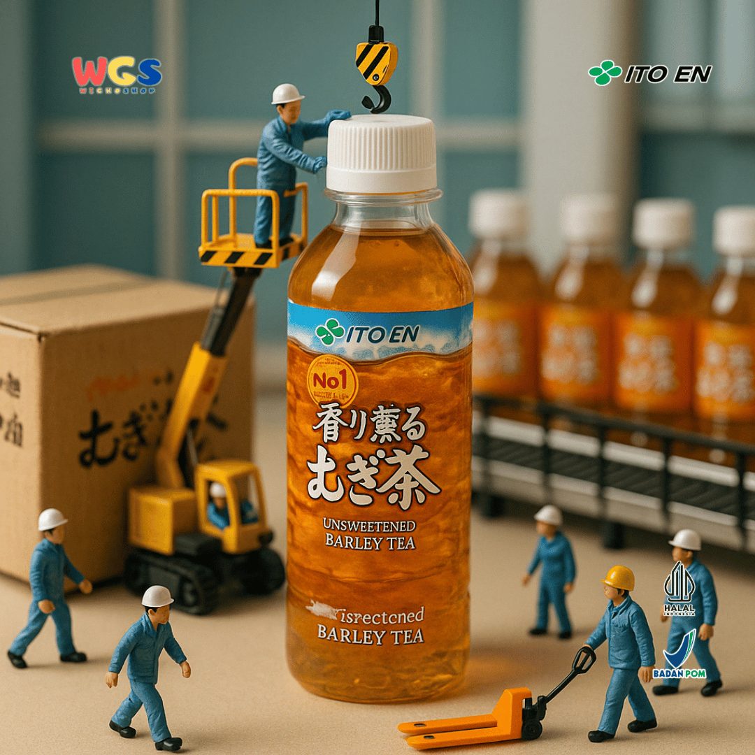 ITO EN Unsweetened Barley Tea 500mL – Sugar-Free & Caffeine-Free Japanese Mugicha