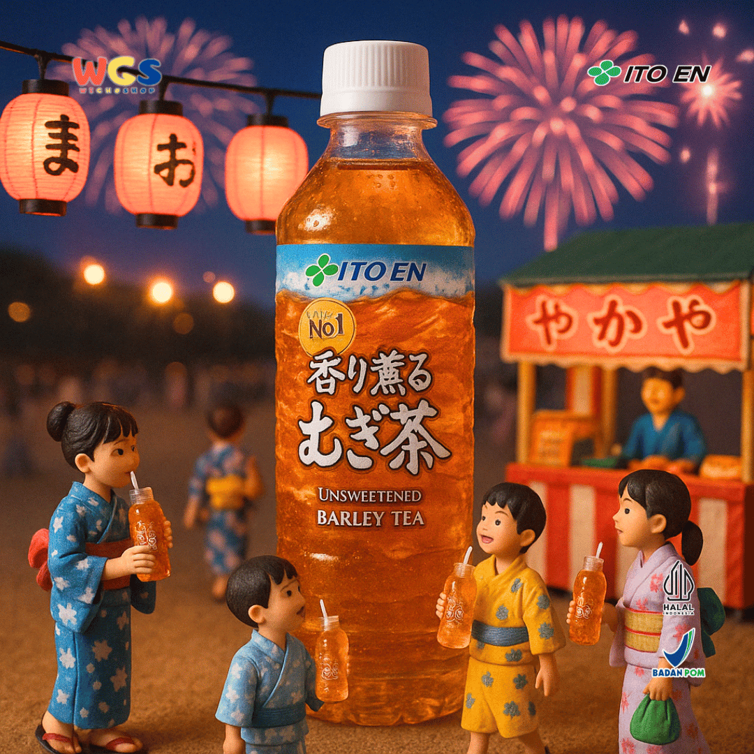 ITO EN Unsweetened Barley Tea 500mL – Sugar-Free & Caffeine-Free Japanese Mugicha