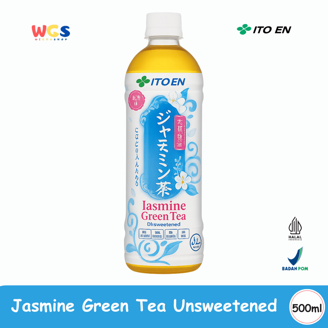 ITO EN Jasmine Green Tea Unsweetened 500mL – Japanese Jasmine Green Tea Without Sugar