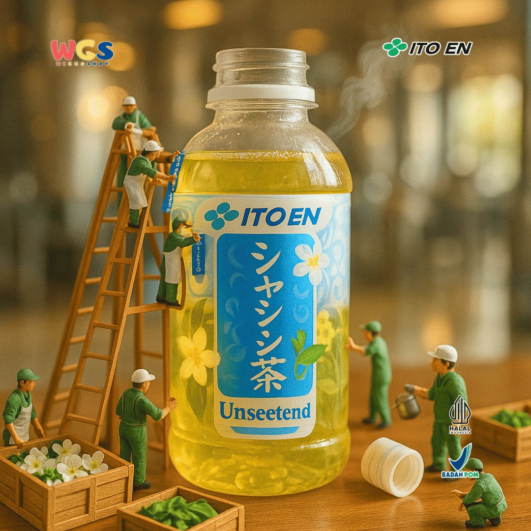 ITO EN Jasmine Green Tea Unsweetened 500mL – Japanese Jasmine Green Tea Without Sugar