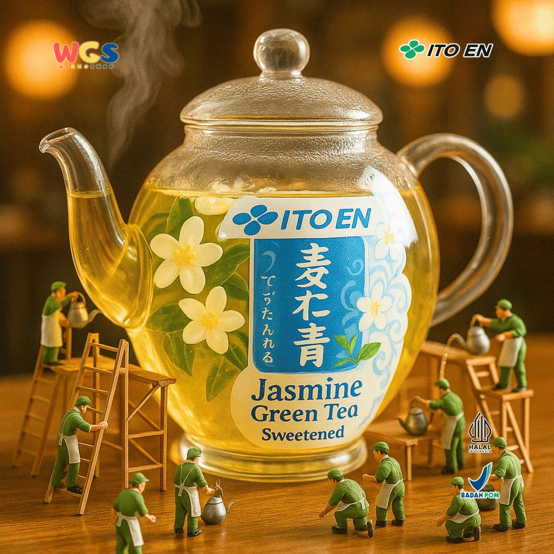 ITO EN Jasmine Green Tea Unsweetened 500mL – Japanese Jasmine Green Tea Without Sugar