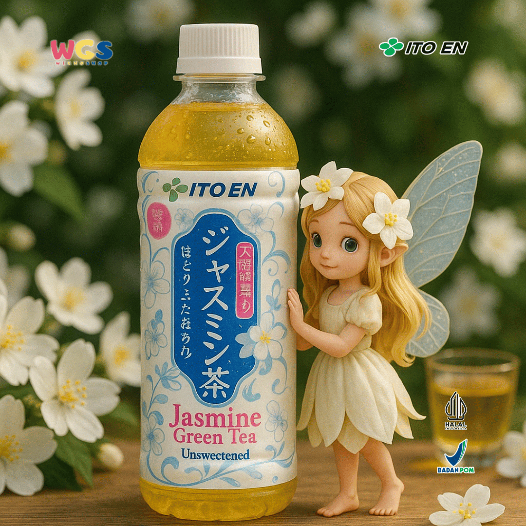 ITO EN Jasmine Green Tea Unsweetened 500mL – Japanese Jasmine Green Tea Without Sugar