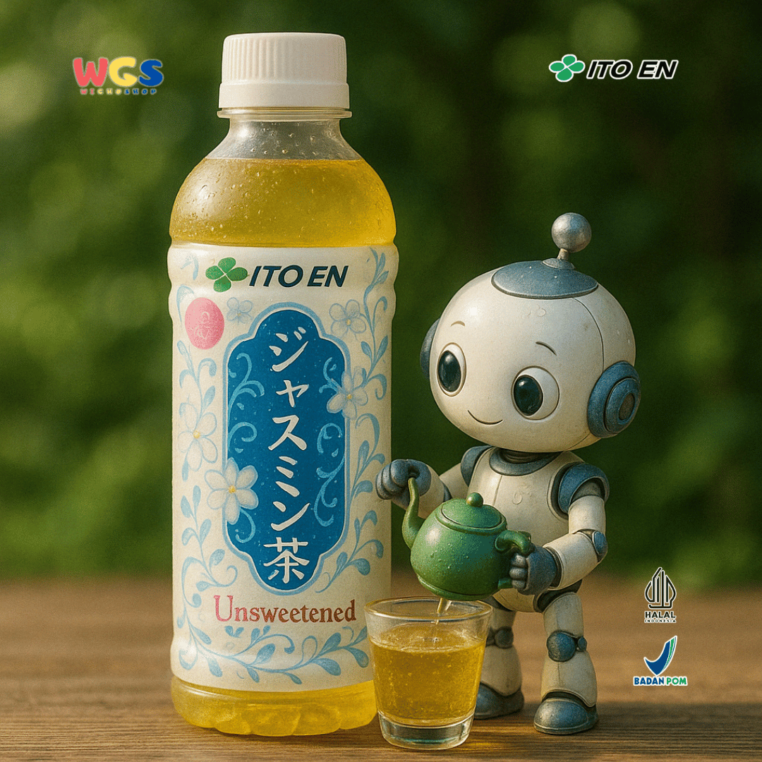 ITO EN Jasmine Green Tea Unsweetened 500mL – Japanese Jasmine Green Tea Without Sugar
