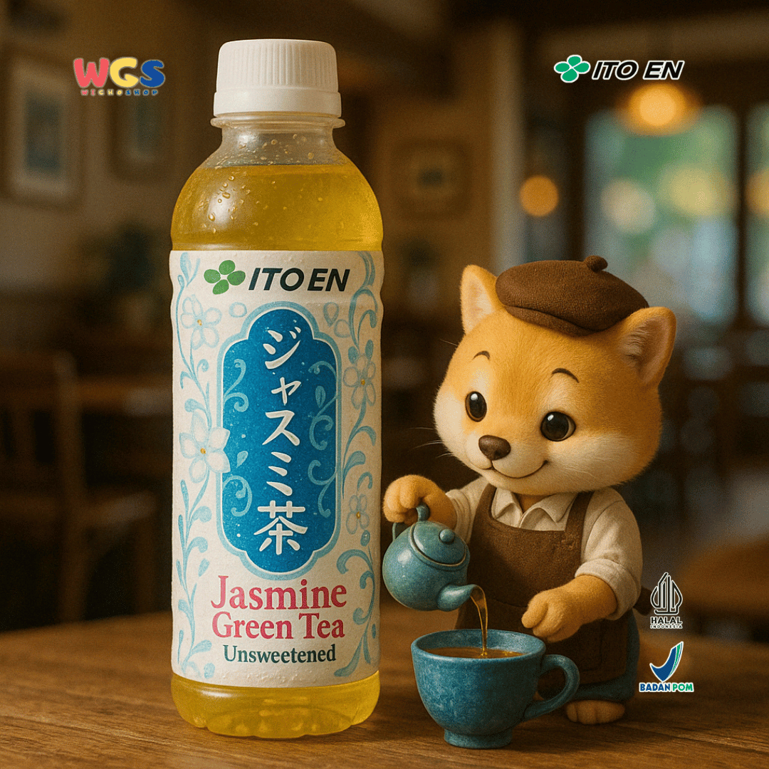 ITO EN Jasmine Green Tea Unsweetened 500mL – Japanese Jasmine Green Tea Without Sugar