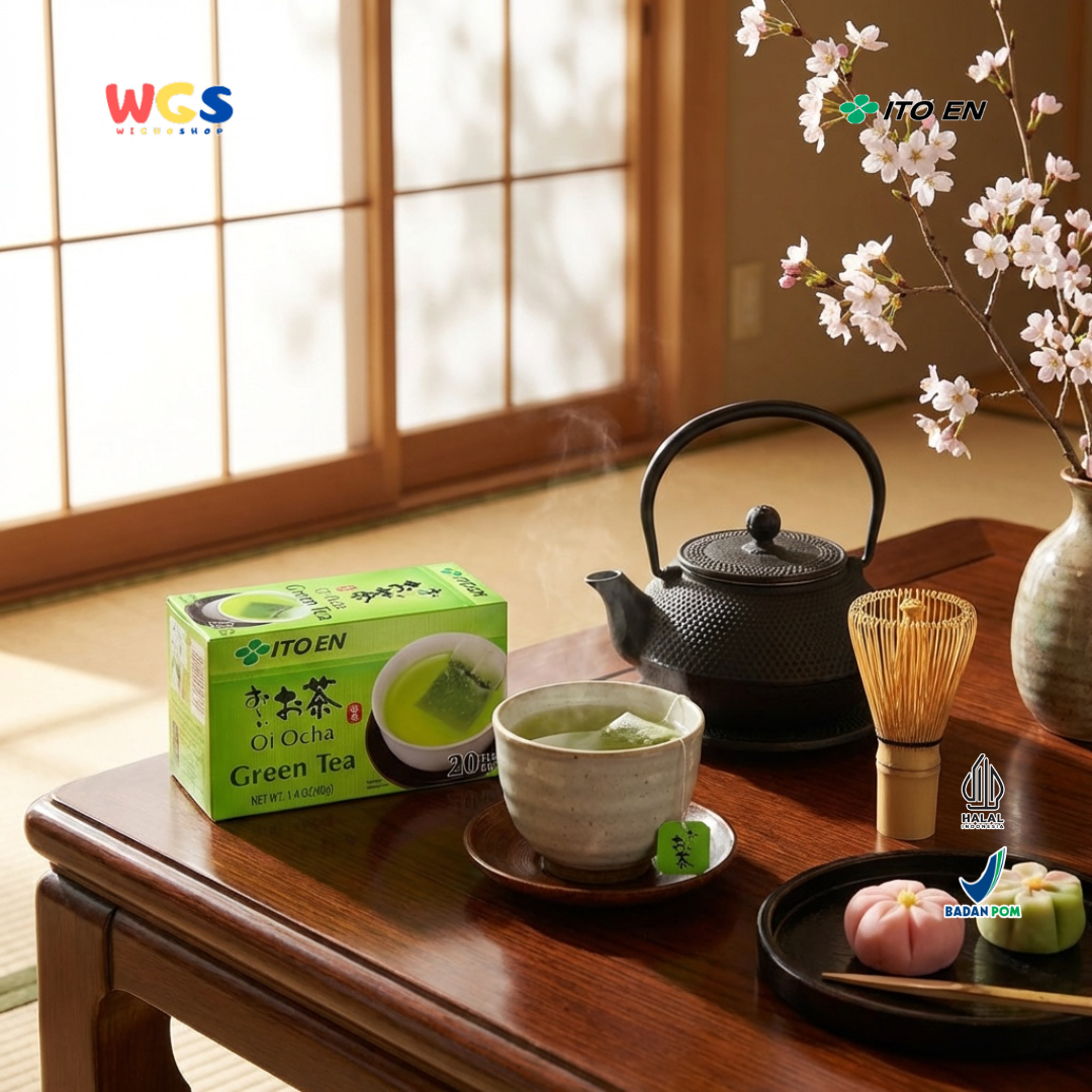 ITO EN Oi Ocha Green Tea 40g (20 Tea Bags) - Teh Hijau Jepang Sencha Tea Bags