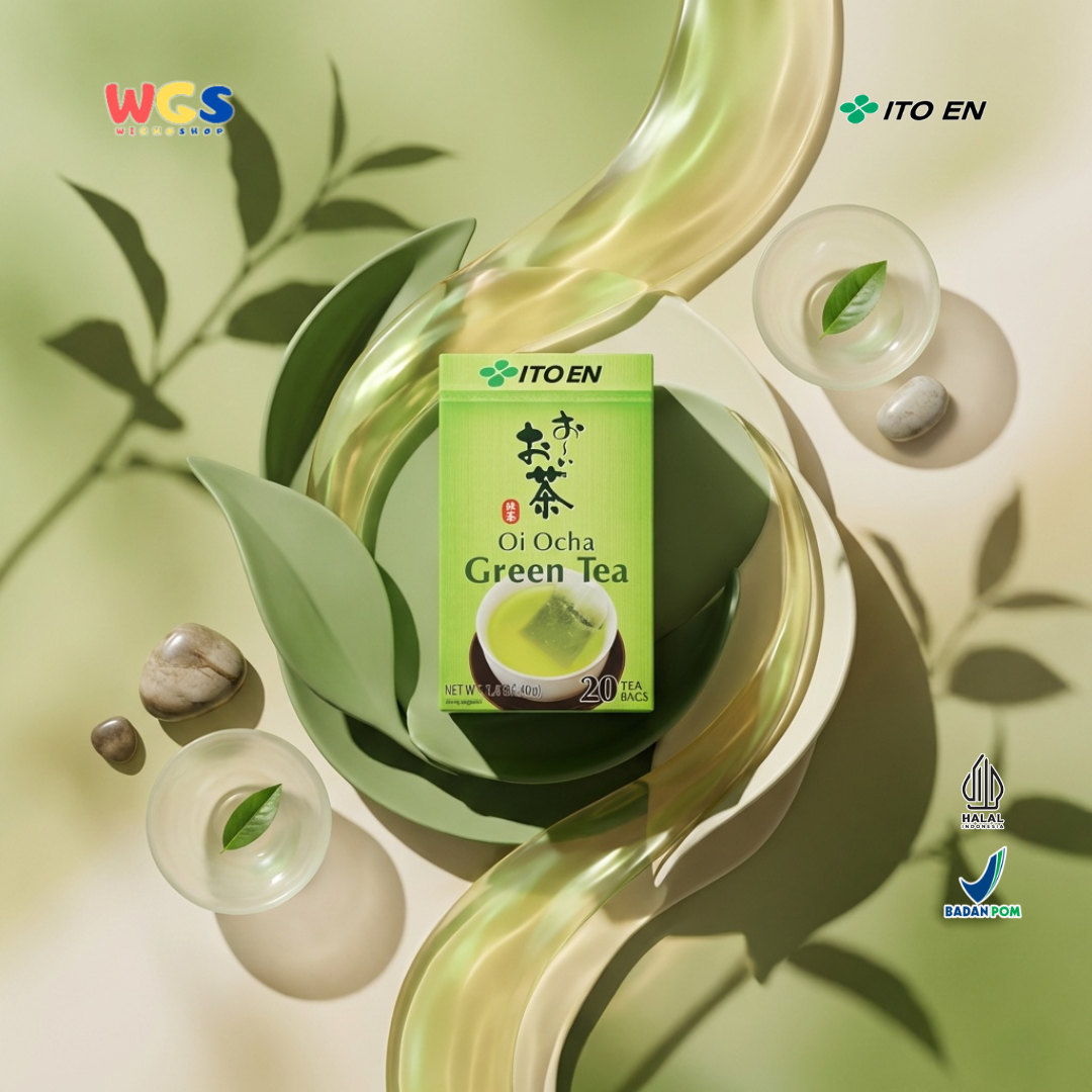 ITO EN Oi Ocha Green Tea 40g (20 Tea Bags) - Teh Hijau Jepang Sencha Tea Bags