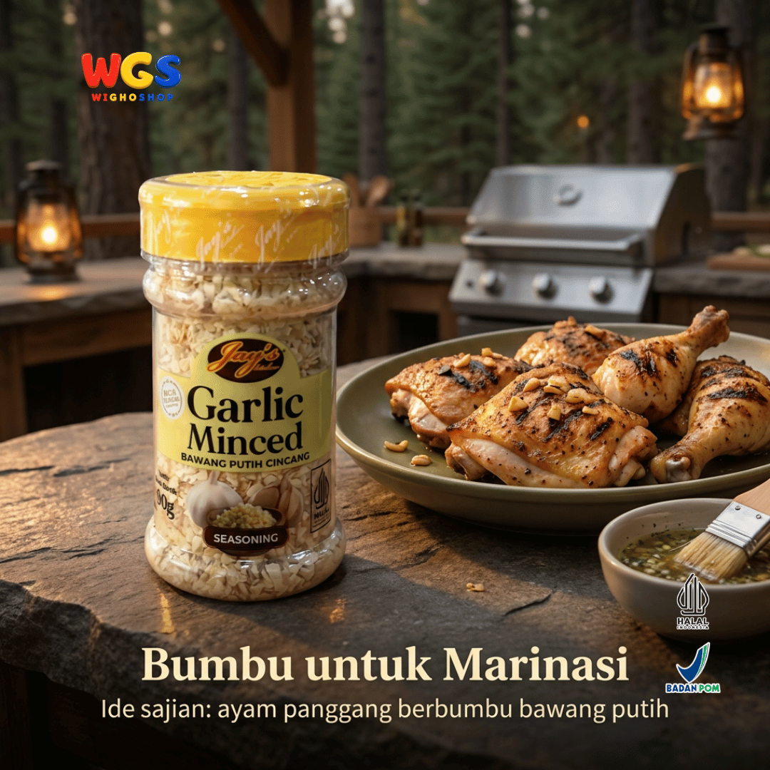 Jays Garlic Minced 90 gr - Minced Garlic