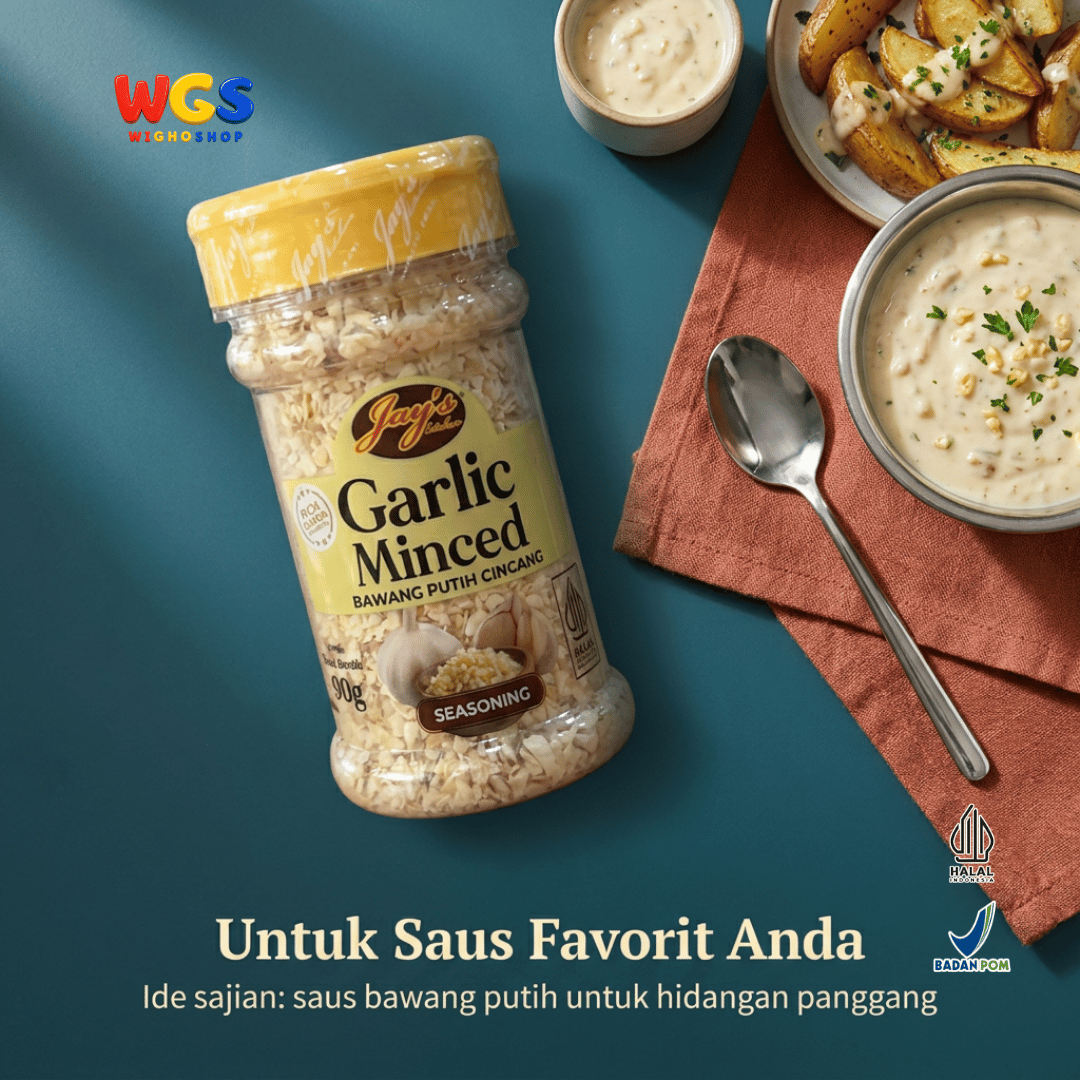 Jays Garlic Minced 90 gr - Minced Garlic
