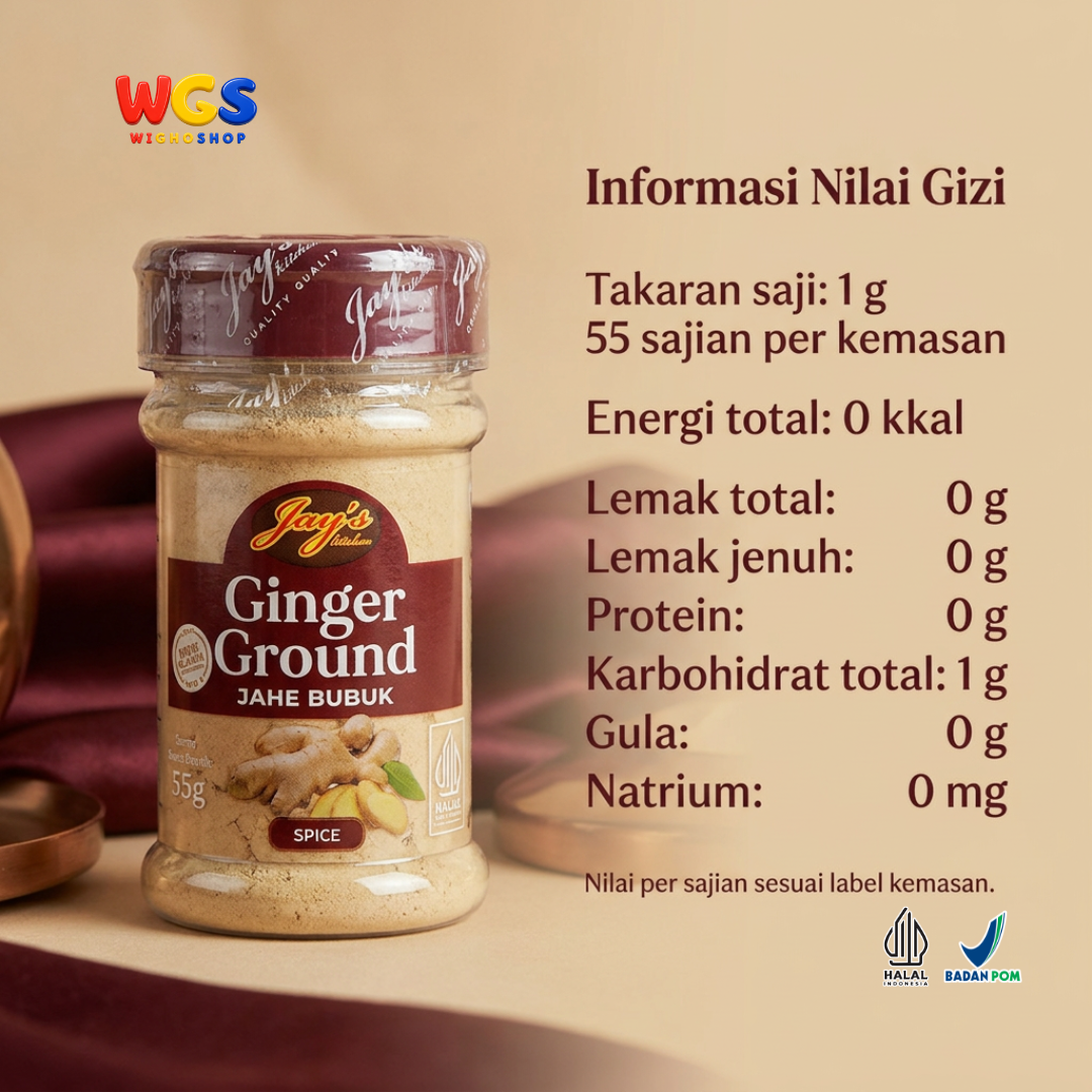 Jays Ginger Ground 55 gr - Ginger Powder