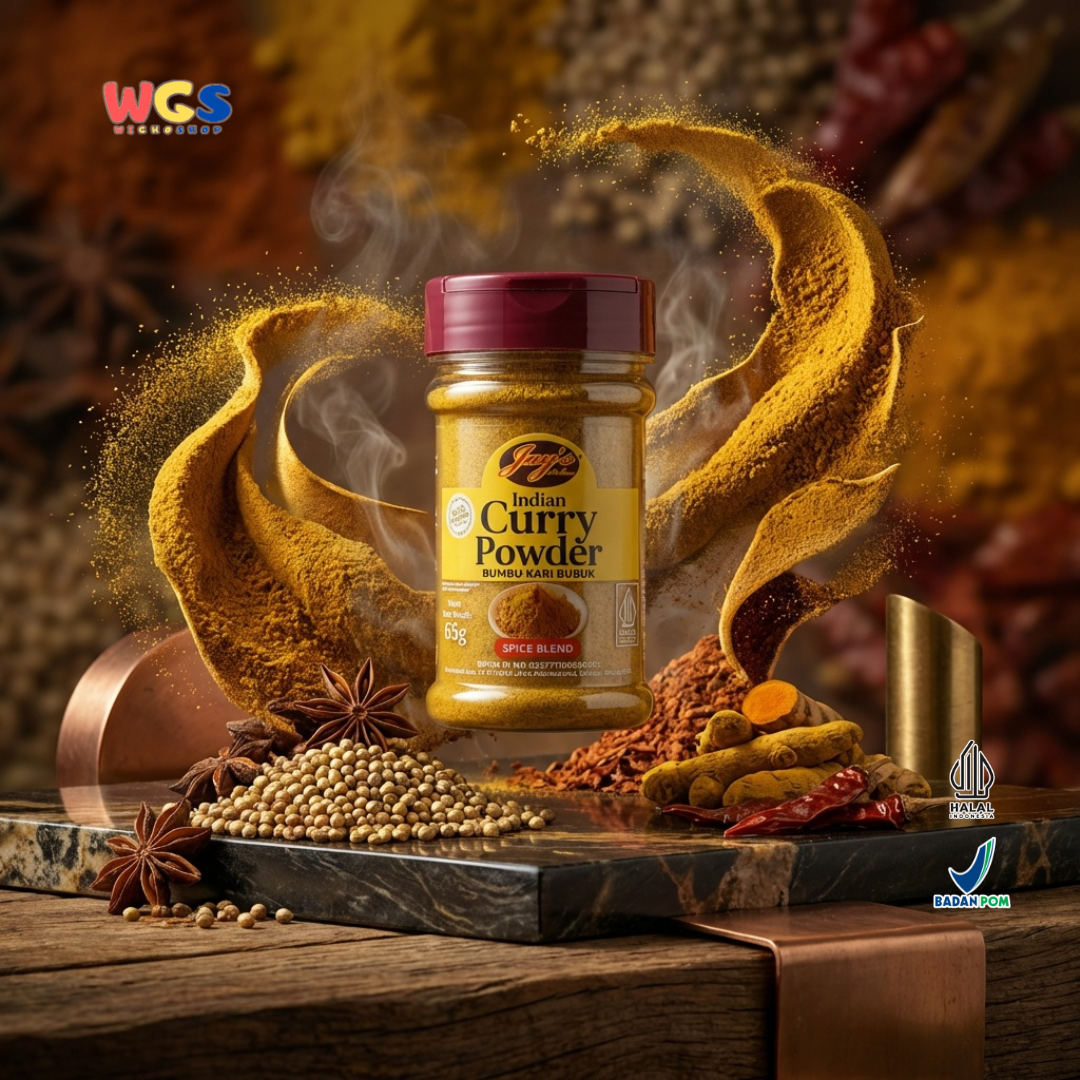 Jay’s Kitchen Indian Curry Powder 65g - Bumbu Kari Bubuk Rempah untuk Ayam Daging Seafood