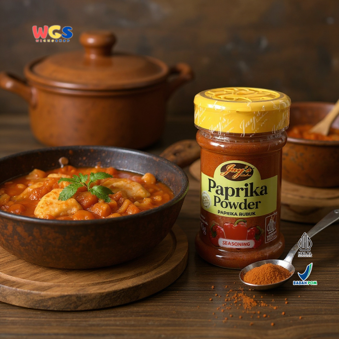 Jay’s Kitchen Paprika Powder 70g (Paprika Bubuk Premium 100% Asli – Bumbu Masakan Serbaguna)