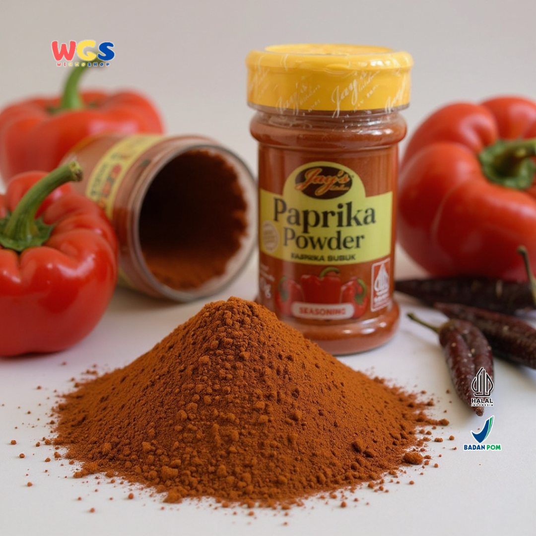 Jay’s Kitchen Paprika Powder 70g (Paprika Bubuk Premium 100% Asli – Bumbu Masakan Serbaguna)