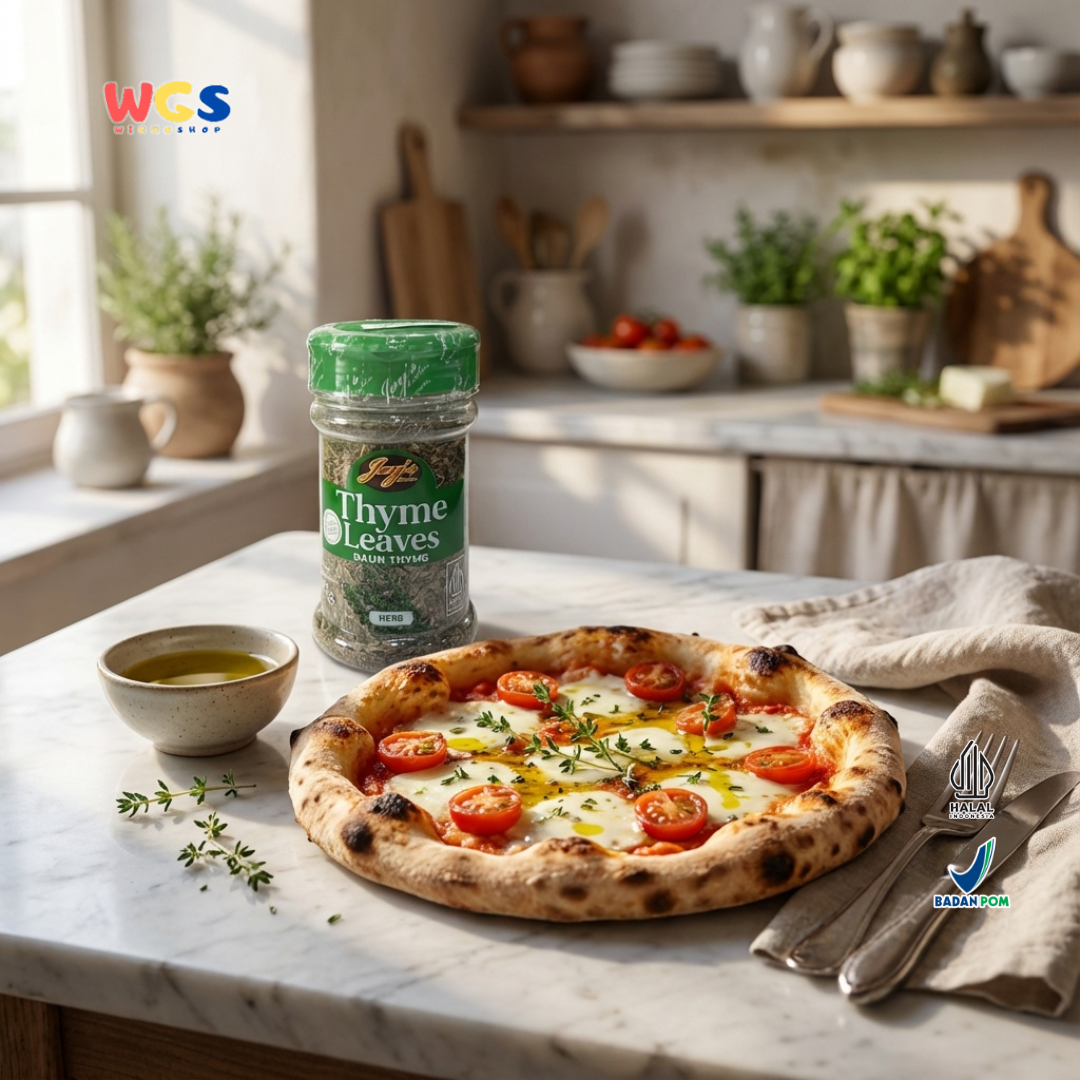 Jay’s Kitchen Thyme Leaves 27g – Daun Thyme Kering Premium untuk Masakan & Bumbu Dapur