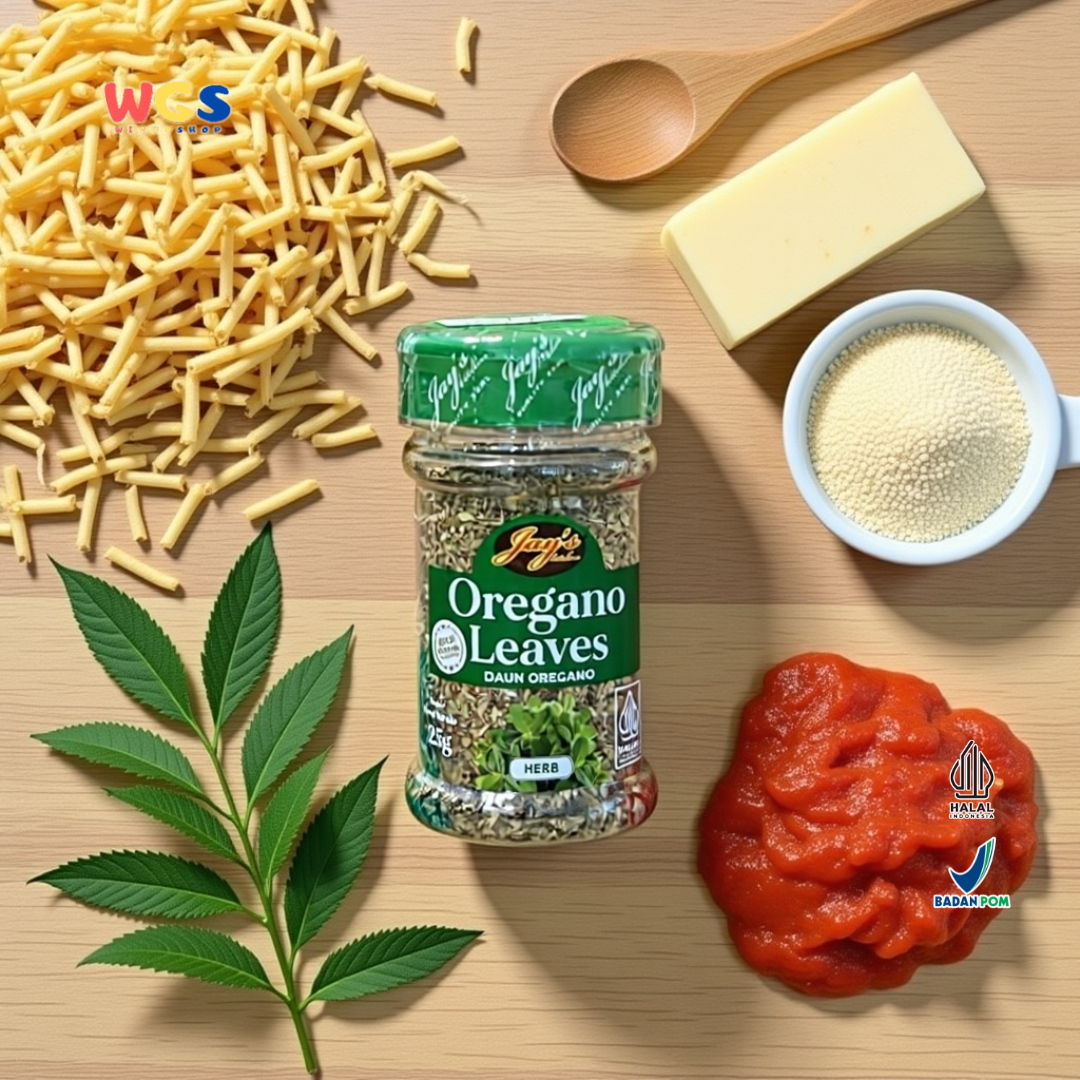 Jay's Oregano Leaves 25g | Premium Dried Oregano Leaves for Italian & Western Cooking