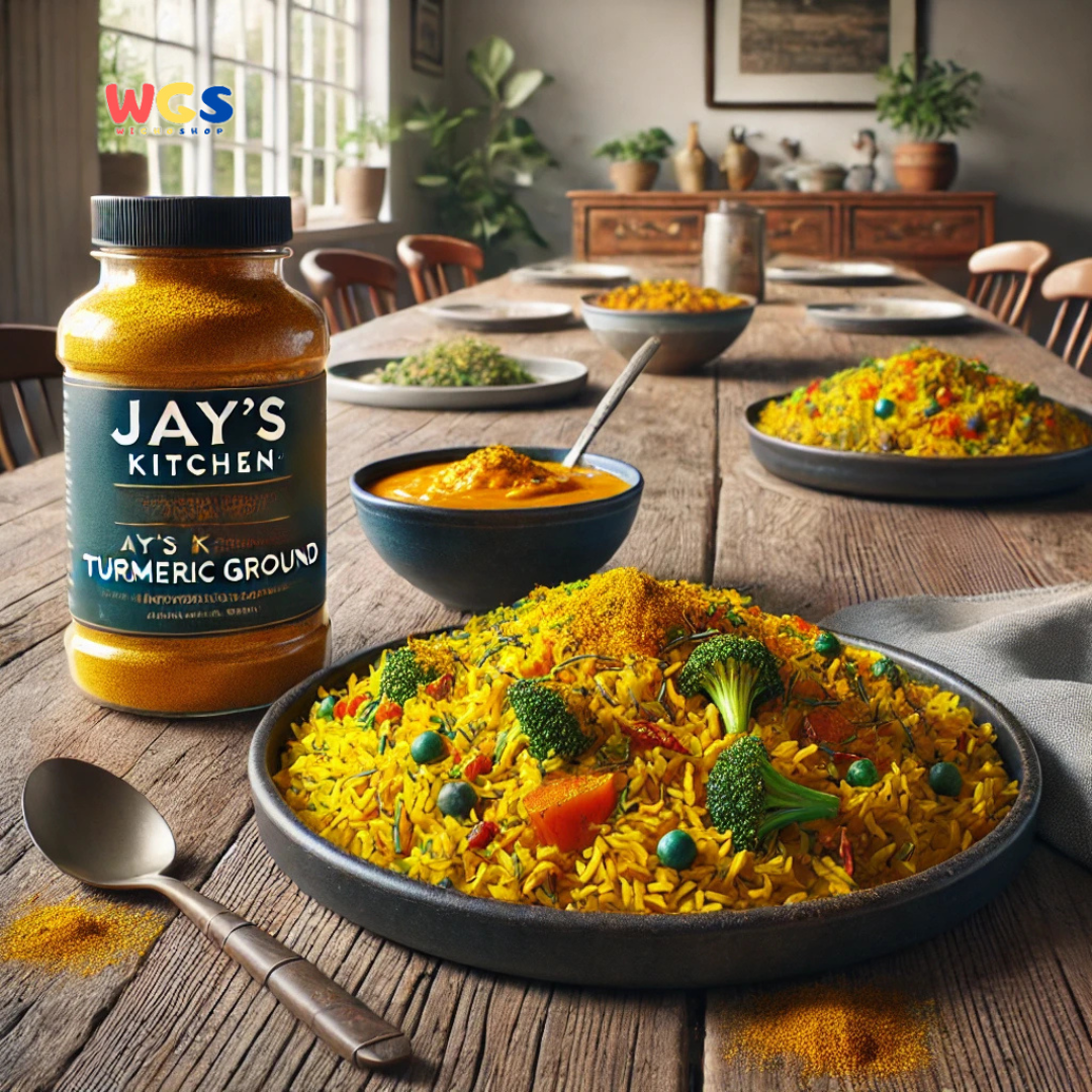 Jay’s Kitchen Turmeric Ground 55g – Kunyit Bubuk Premium