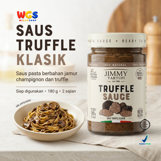 Jimmy Tartufi Truffle Sauce 180g - Saus Truffle Klasik Italia untuk Pasta Risotto Steak