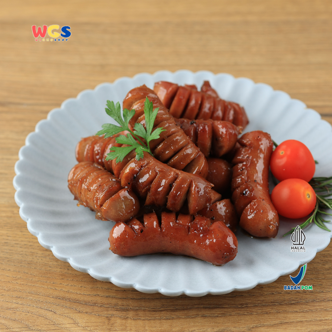 KANZLER Beef Cocktail Sausage 500g – Sosis Sapi Premium, Lezat, dan Extra Meaty