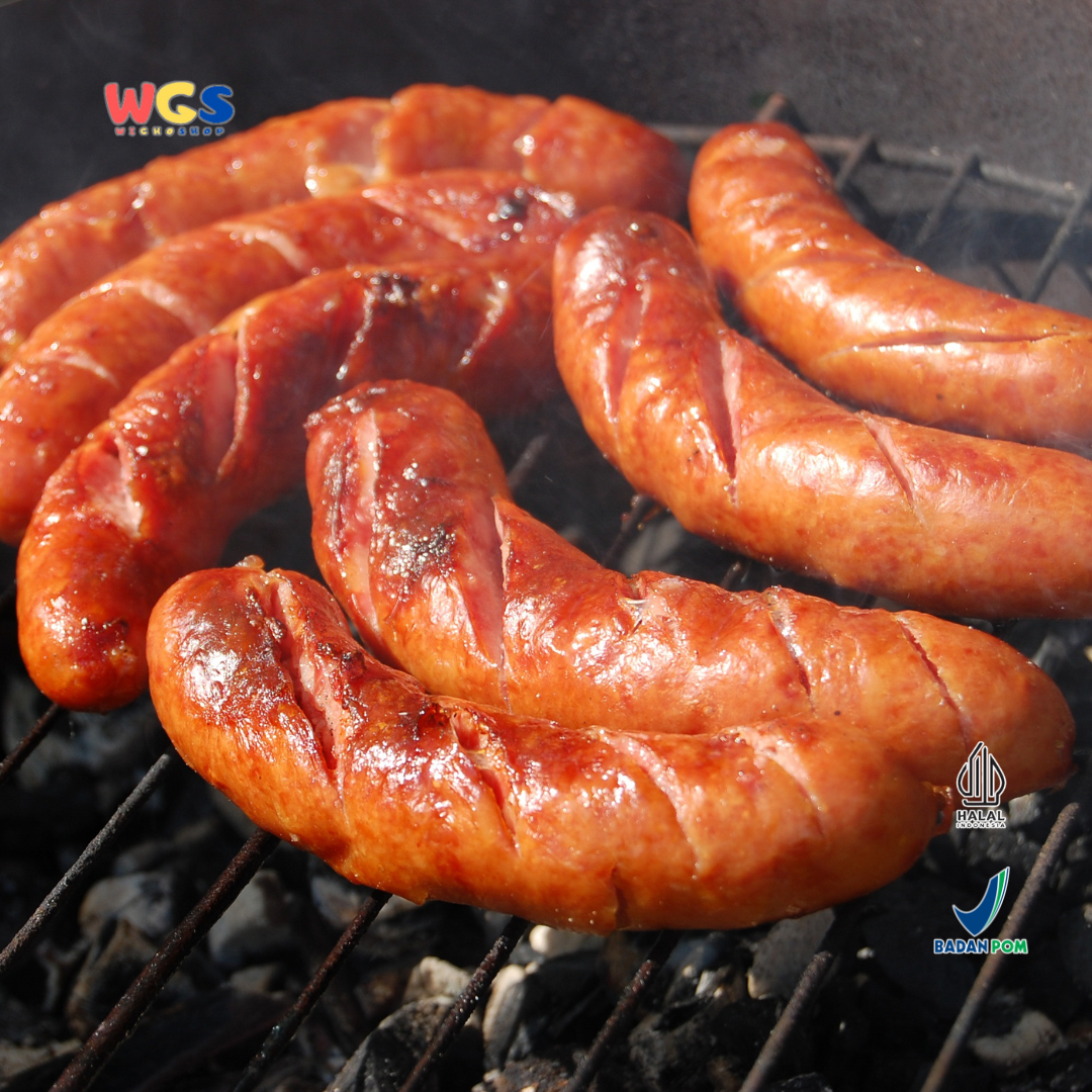 KANZLER Cheese Cocktail Chicken Sausage 500g – Sosis Ayam Keju Premium, Lezat & Extra Meaty!