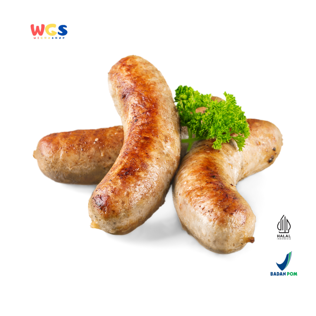 KANZLER Cheese Cocktail Chicken Sausage 500g – Sosis Ayam Keju Premium, Lezat & Extra Meaty!