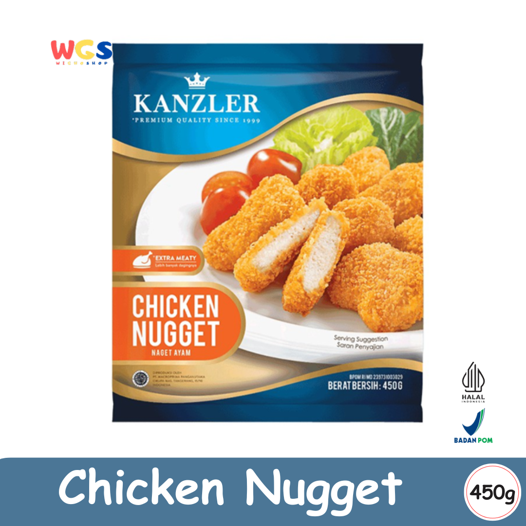 KANZLER Chicken Nugget 450g – Nugget Ayam Premium, Lezat, dan Extra Meaty