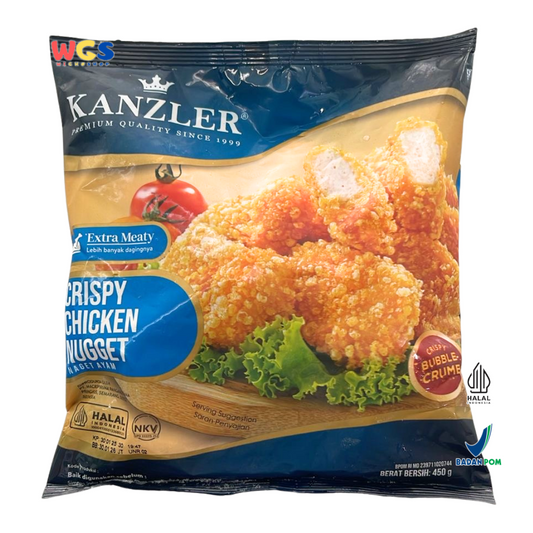 KANZLER Crispy Chicken Nugget 450g – Nugget Ayam Premium dengan Lapisan Renyah dan Extra Meaty