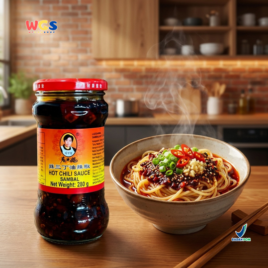 Lao Gan Ma Hot Chili Sauce 280g - Sambal Cabai Minyak Pedas Gurih untuk Dimsum