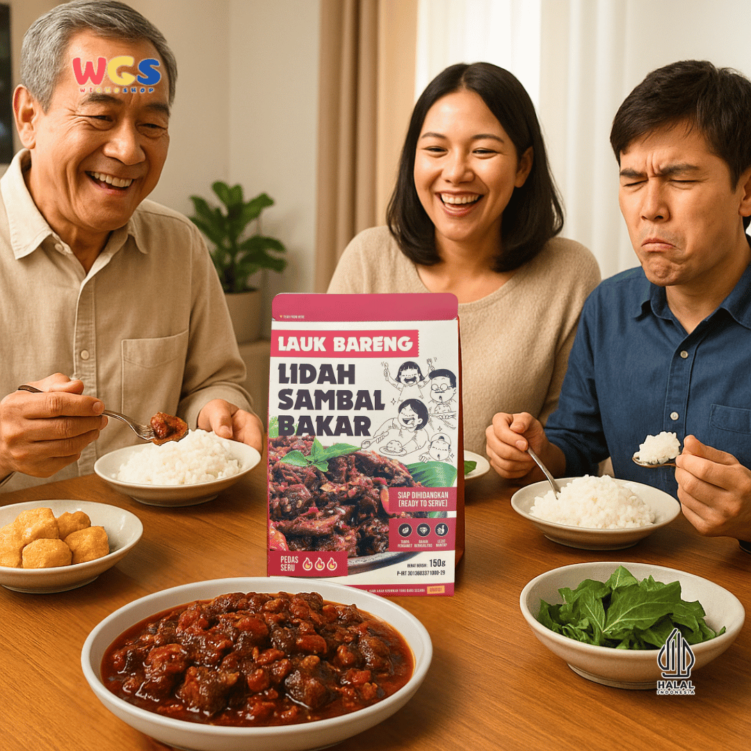 Grilled Beef Tongue with Sambal 150g Side Dish – Spicy, Tender, Practical, and Ready-to-Eat Beef Tongue