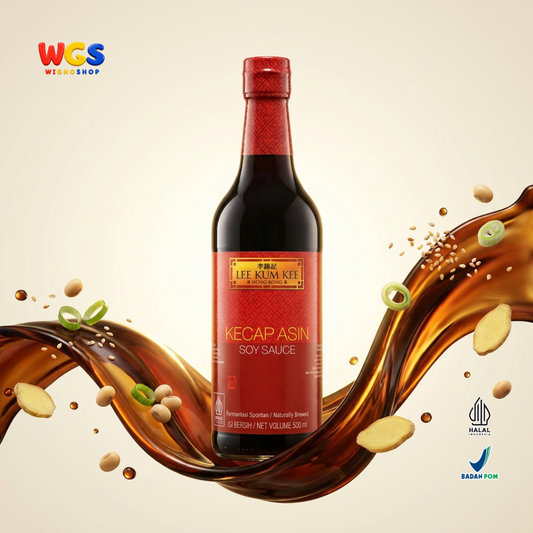 Lee Kum Kee Kecap Asin Soy Sauce 500ml - Light Soy Sauce Fermentasi Alami Marinasi Tumis Nasi Mie Bumbu Masak