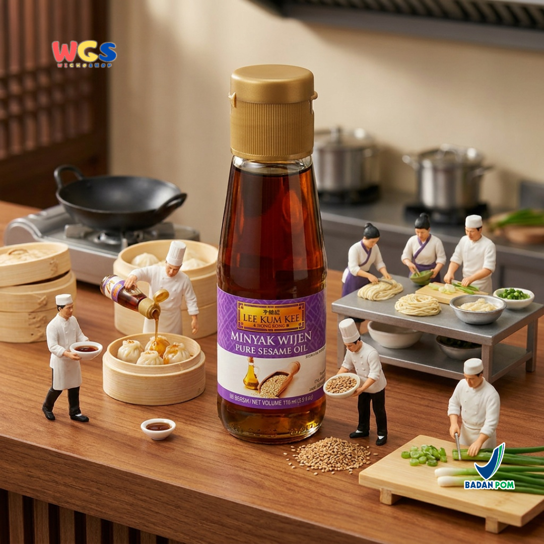 Lee Kum Kee Minyak Wijen 115ml - Pure Sesame Oil Bumbu Tumis Nasi Goreng Mie Ayam Saus Marinasi Dapur