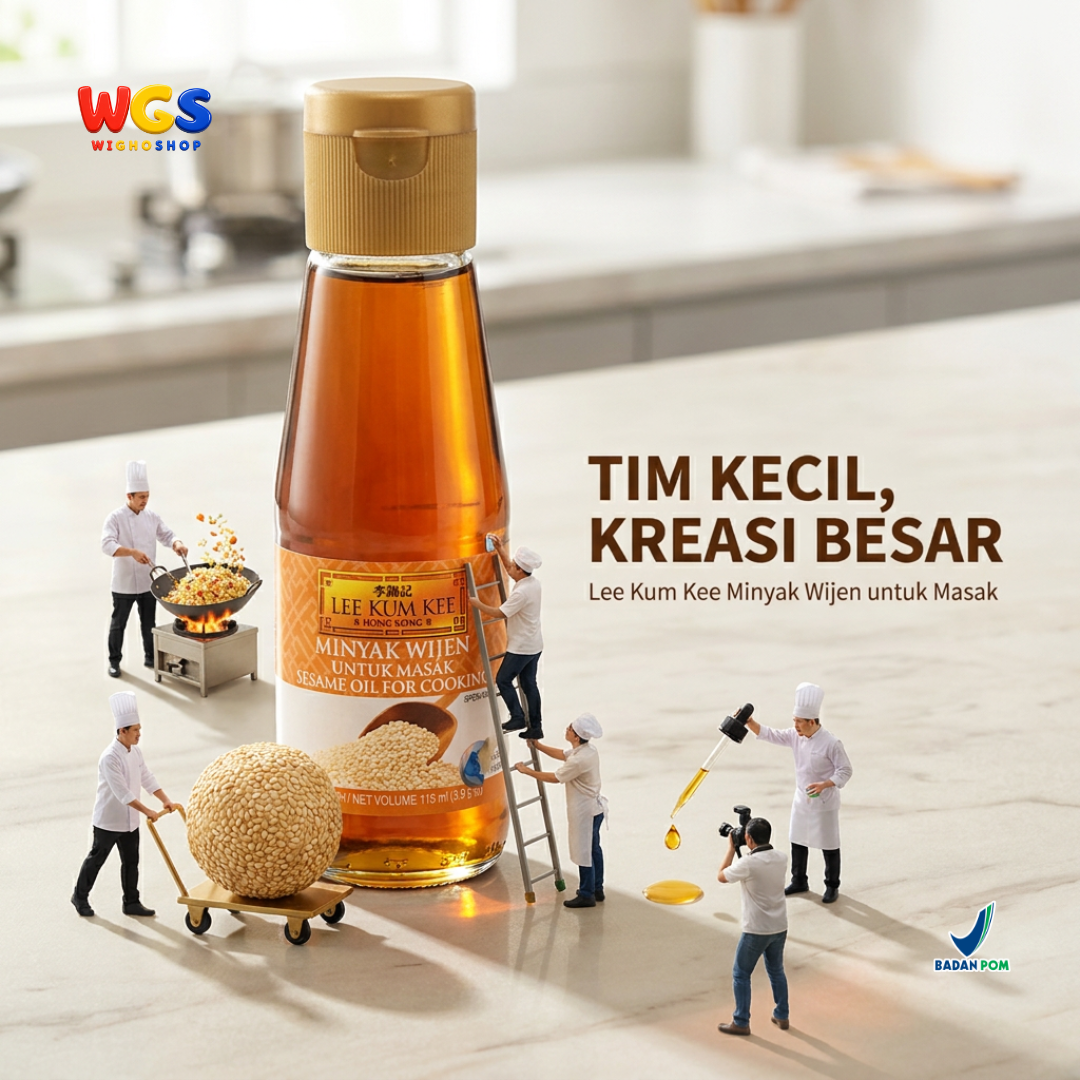 Lee Kum Kee Minyak Wijen untuk Masak 115ml - Blended Sesame Oil untuk Nasi Goreng Mie Tumisan Marinasi