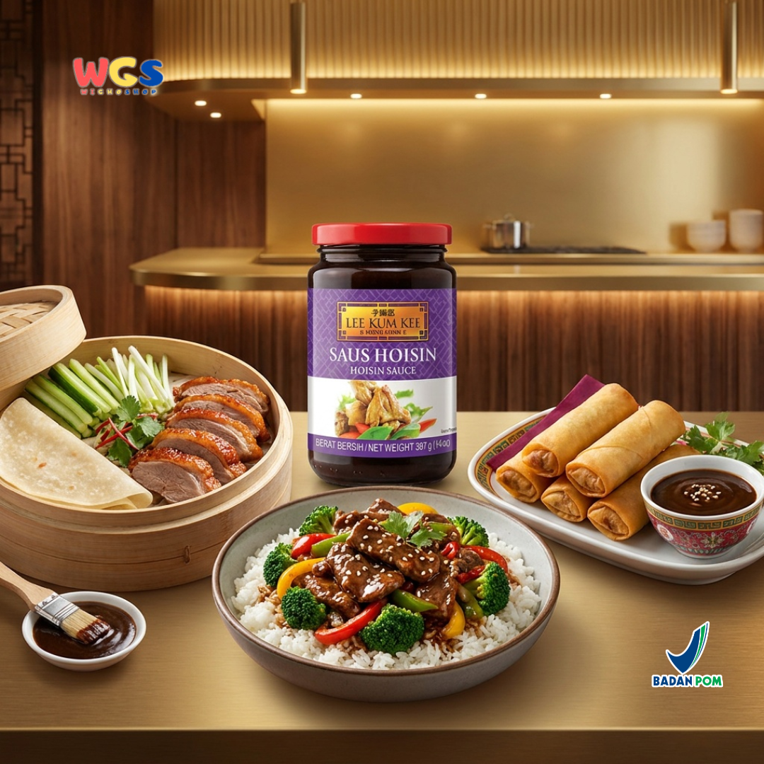 Lee Kum Kee Saus Hoisin 397g - Hoisin Sauce Bumbu Bebek Peking Ayam Panggang Tumis Dimsum Marinasi Asia