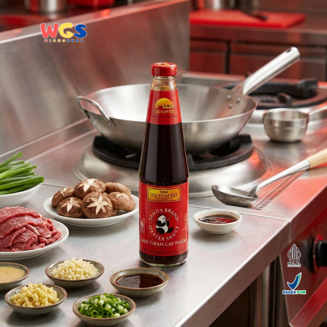 Lee Kum Kee Saus Tiram Cap Panda 510g - Panda Brand Oyster Sauce Tumis Ayam Seafood Sayur Nasi Dapur