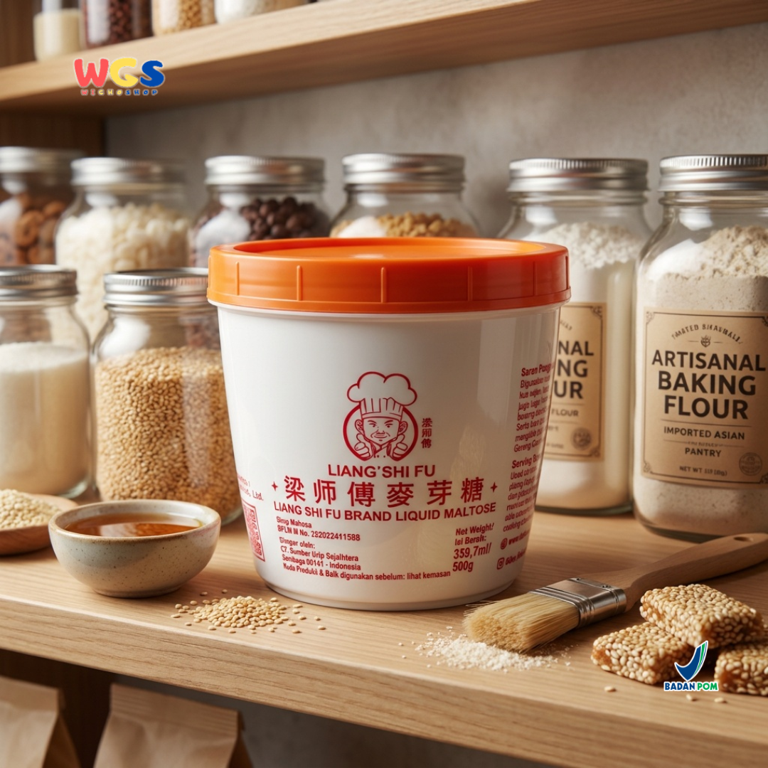 Liang Shi Fu Liquid Maltose 500g - Sirup Maltosa Cair untuk Kue, Dodol, Permen & Glaze Ayam