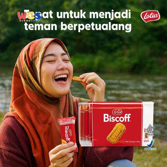 Lotus Biscoff Caramelised Biscuit 156g – 25 Snack Pack