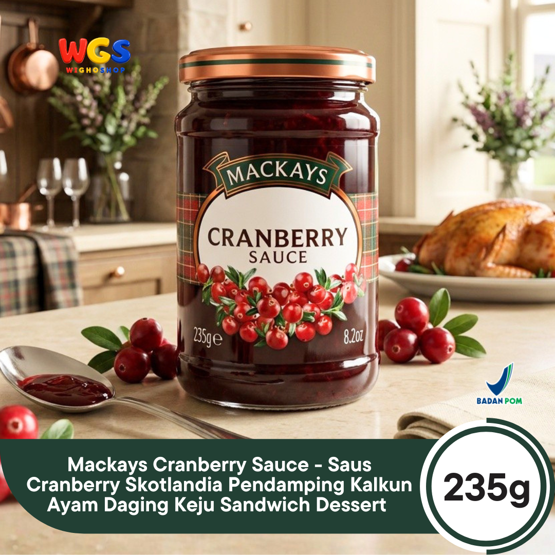 Mackays Cranberry Sauce 235g - Cranberry Jam