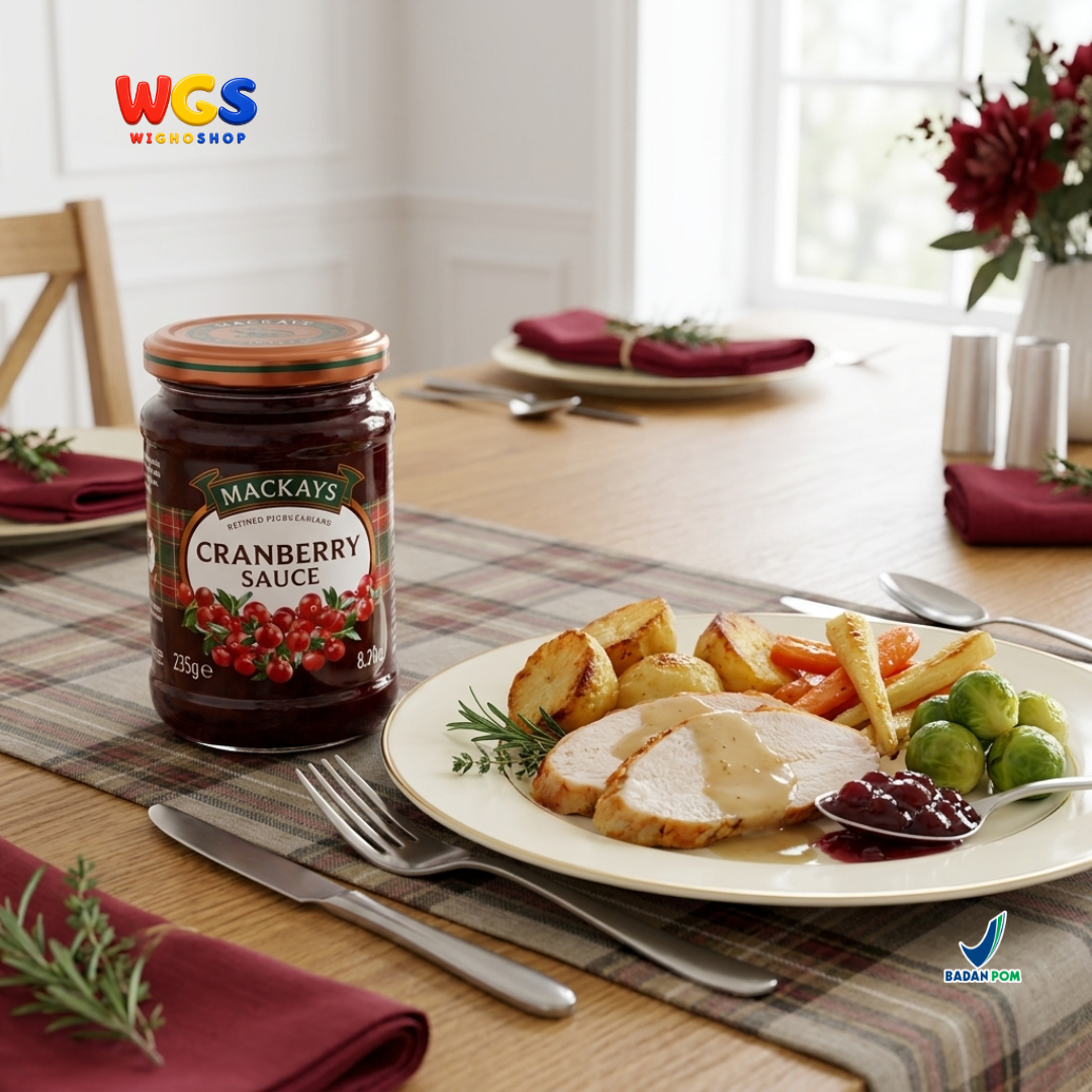 Mackays Cranberry Sauce 235g - Cranberry Jam