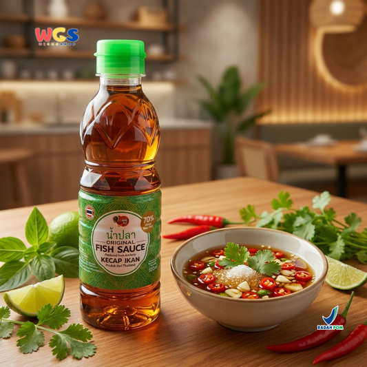 Mae Fu Original Fish Sauce 300ml - Kecap Ikan Thailand Anchovy 70% untuk Tom Yum Pad Thai