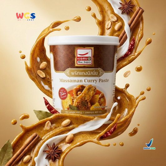 Mae Supen Massaman Curry Paste 400g - Bumbu Kari Massaman Thailand Curry Paste Ayam Daging Kentang Santan